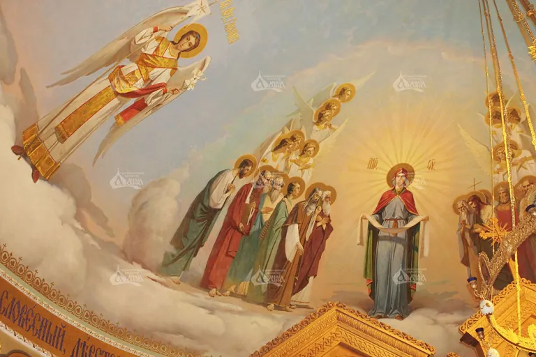 Розпис купола Свято-Введенського храму, Свято-Введенський чоловічий монастир — фото 2