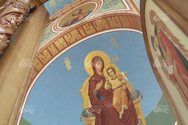 Розпис каплиці на честь ікони Божої Матері «Всецариця», с. Андрусіїв — фото 3